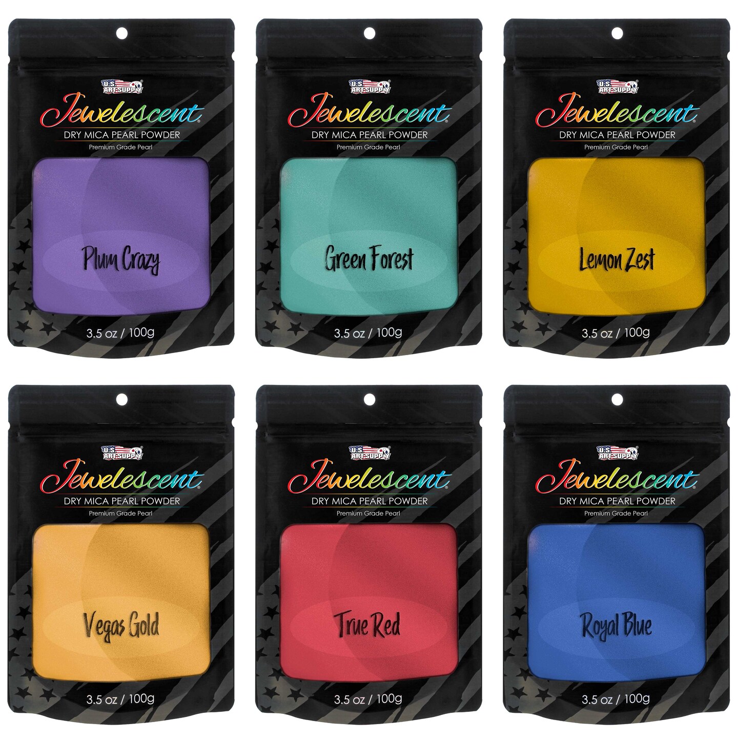 Primary Colors Mica Powder Set by Recollections™