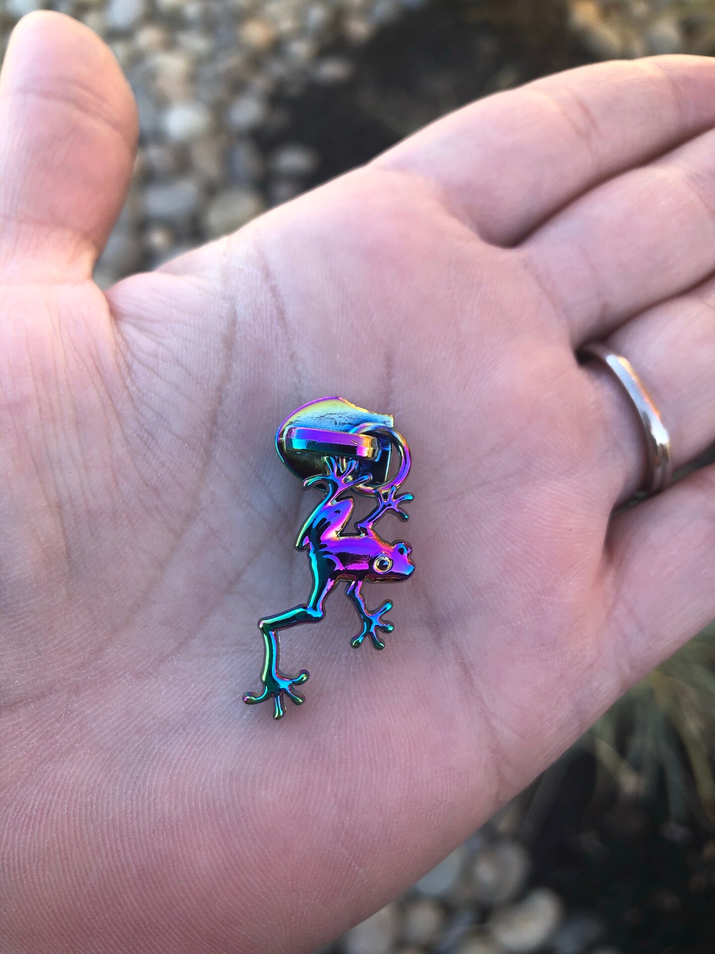 Frog zipper pulls