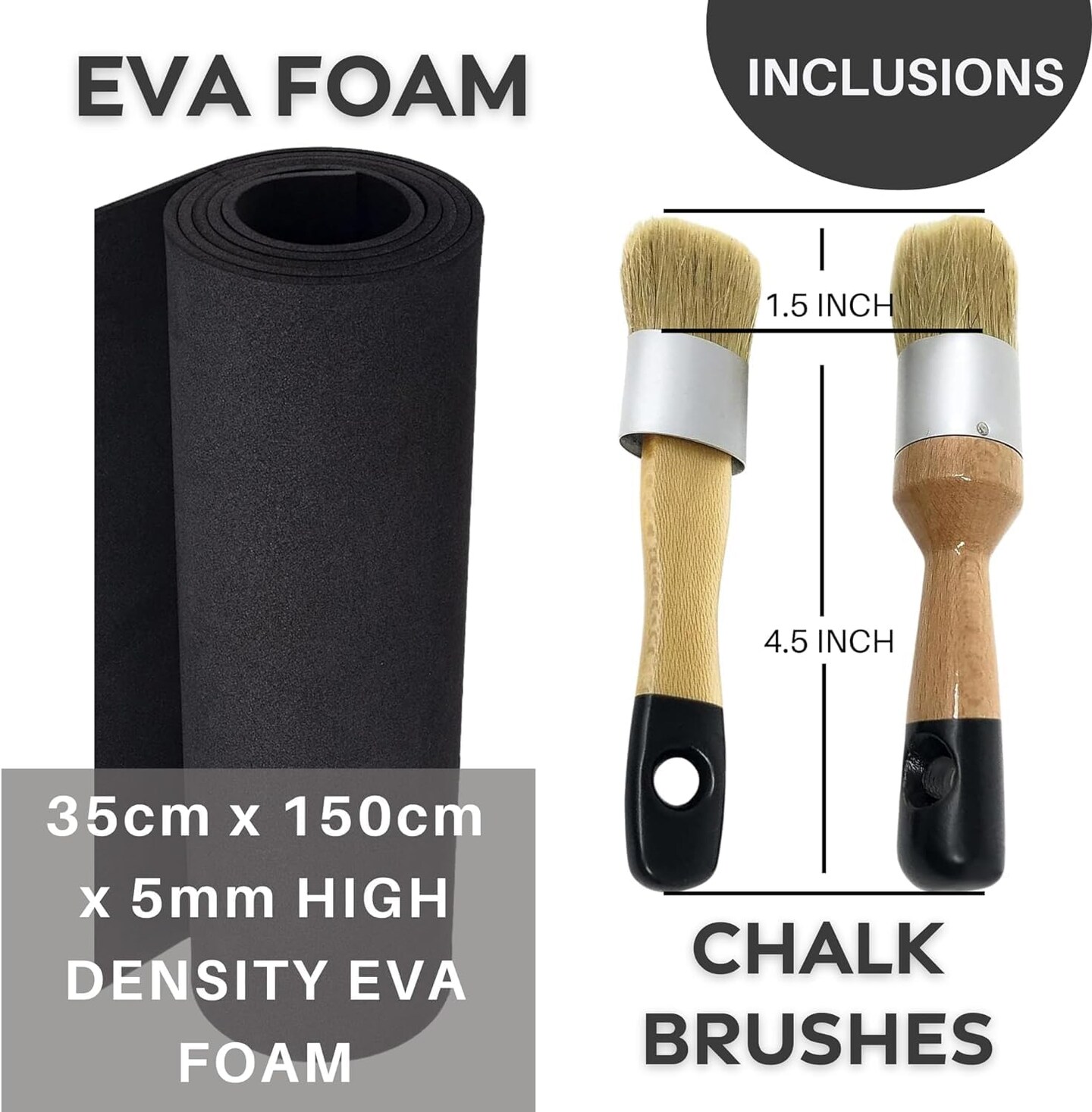 EVA Foam and Amaco Rub &#x27;n Buff Wax Metallic Finish - Pixiss High Density Foam Roll (35cm x 150cm x 5mm eva Foam), Rub and Buff (Grecian Gold, Antique Gold, Gold Leaf) - Wax Paint and Foam for Cosplay