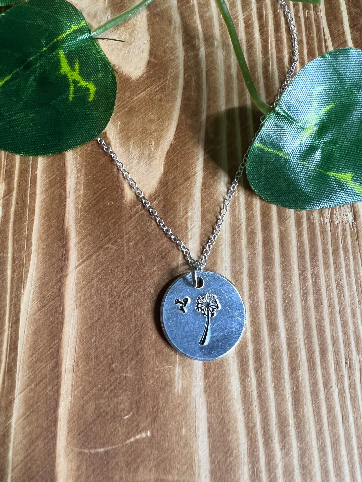 ★Hei★ [sv925] dandelion pendant necklace Amazon.com: Necklace with dandelion pendant Wish - 925