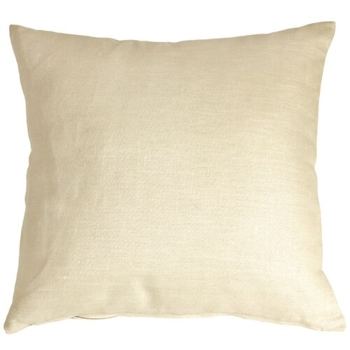 Pillow Decor   - Tuscany Linen Cream 20x20 Throw Pillow