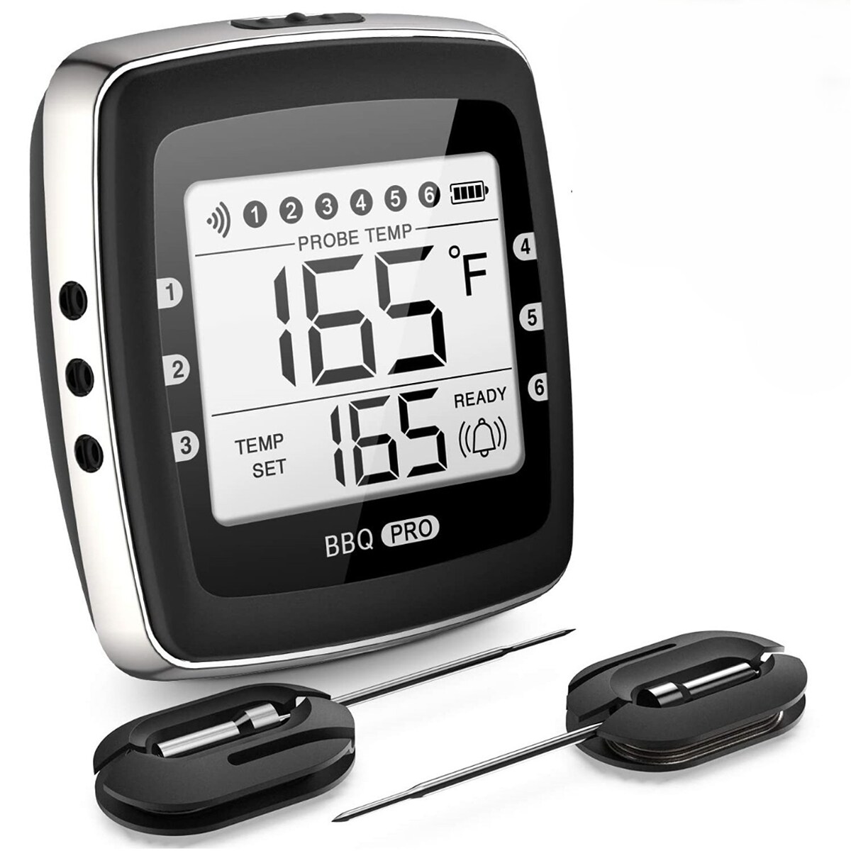 Cooking Digital Thermometer 2 Stainless Probes for BBQ Food Grill