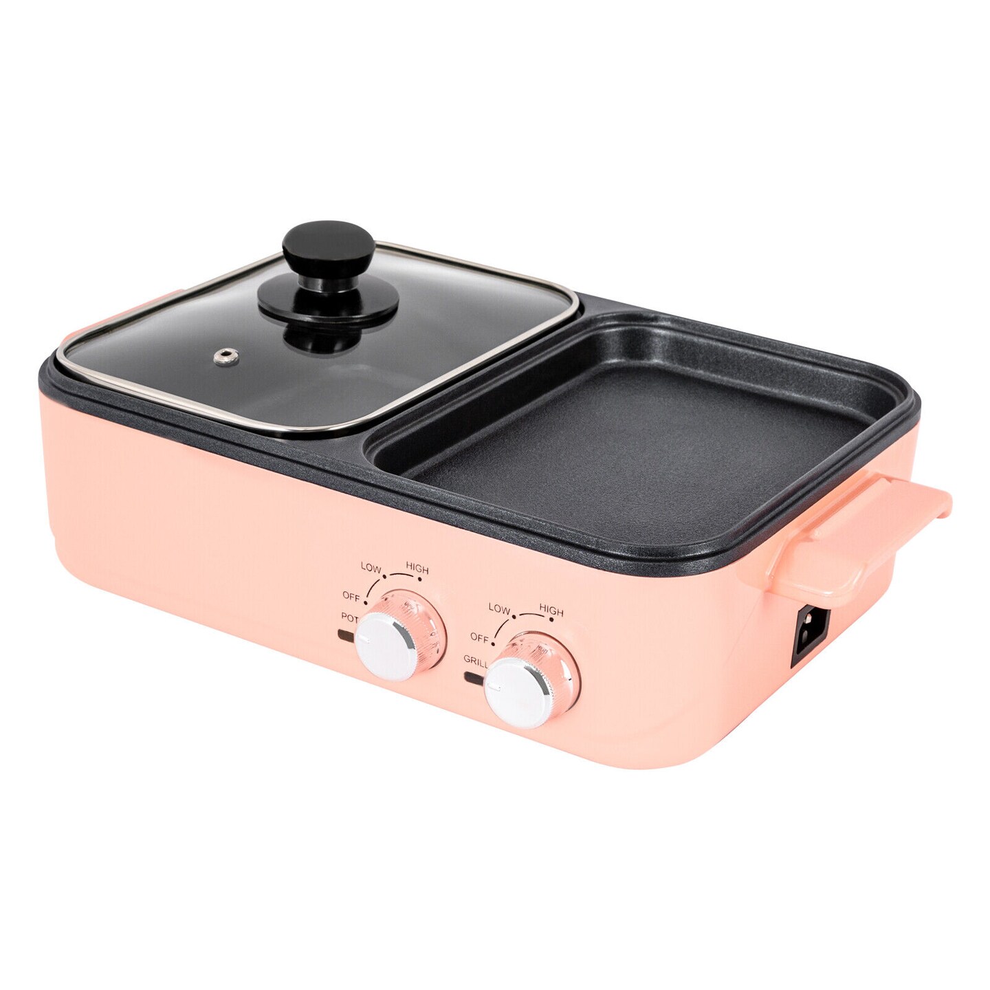 Kitcheniva 2 in 1 NonStick Electric Hot Pot and Griddle Michaels