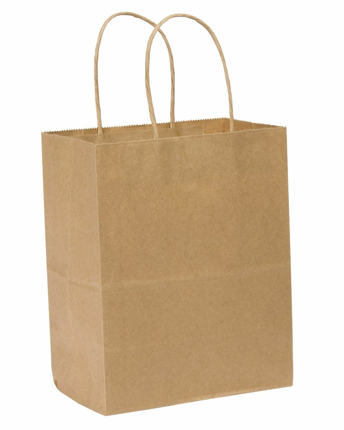Kraft Paper Bag Party Shopping Gift Bags Retail Merchandise with Handles