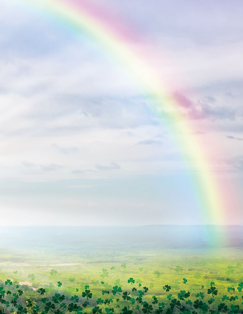 Great Papers! Lucky Rainbow St. Patrick's Day Stationery Letterhead, Invitations and Announcements, Printer Friendly, 8.5"x11", 80 Pack