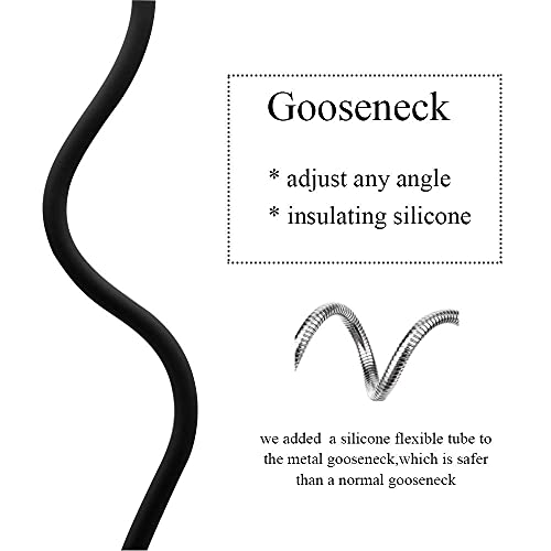 LED Sewing Machine Light,POWKER 30 LED Magnetic Mount Drill Press Light with Flexible Silone Coating Gooseneck for Sewing Machine, Drill Presses, Desks, Music Stands, Craft, Workbenches, Lathes Lamps