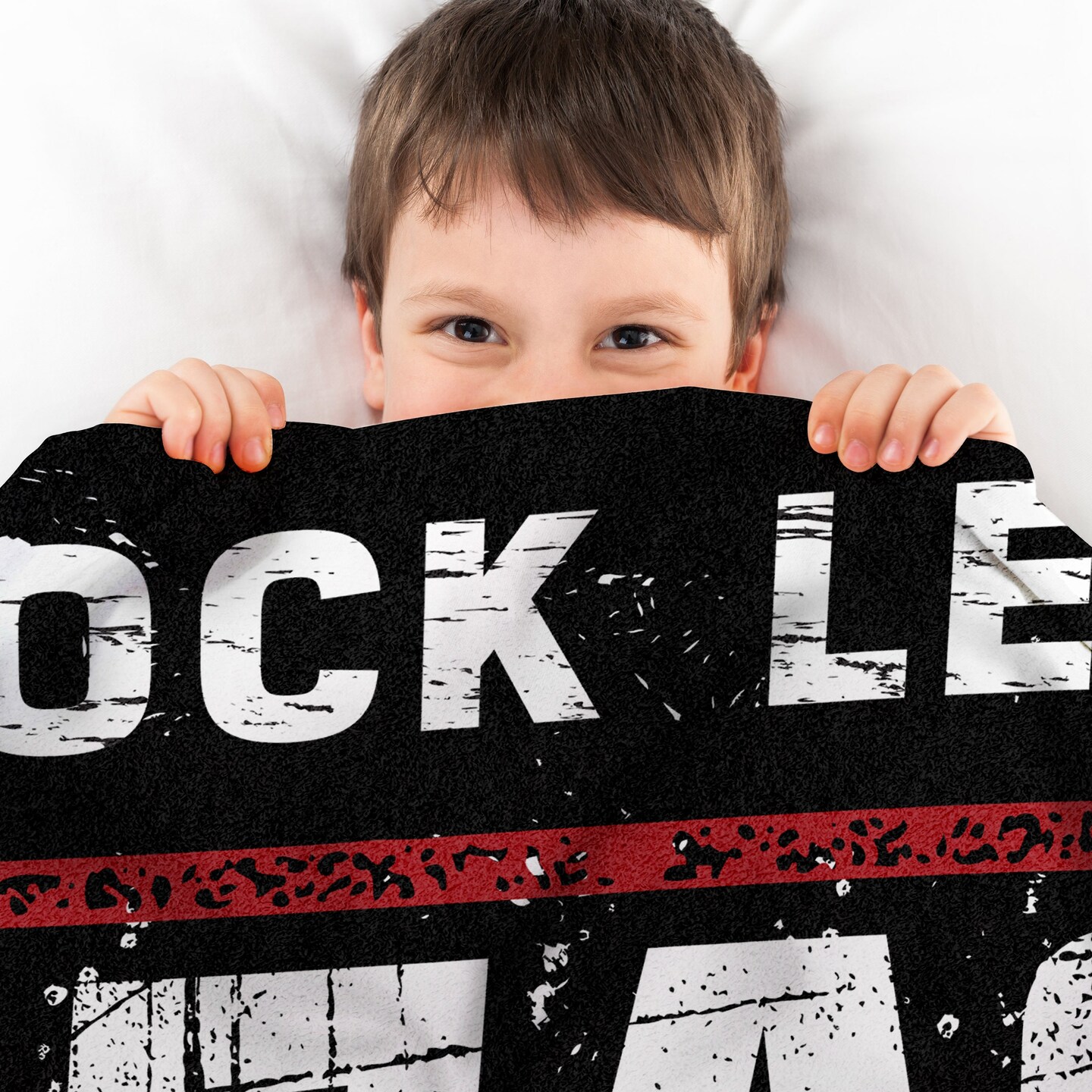 Sleep Squad WWE Brock Lesnar Beast Incarnate 60” x 80” Raschel Plush Blanket