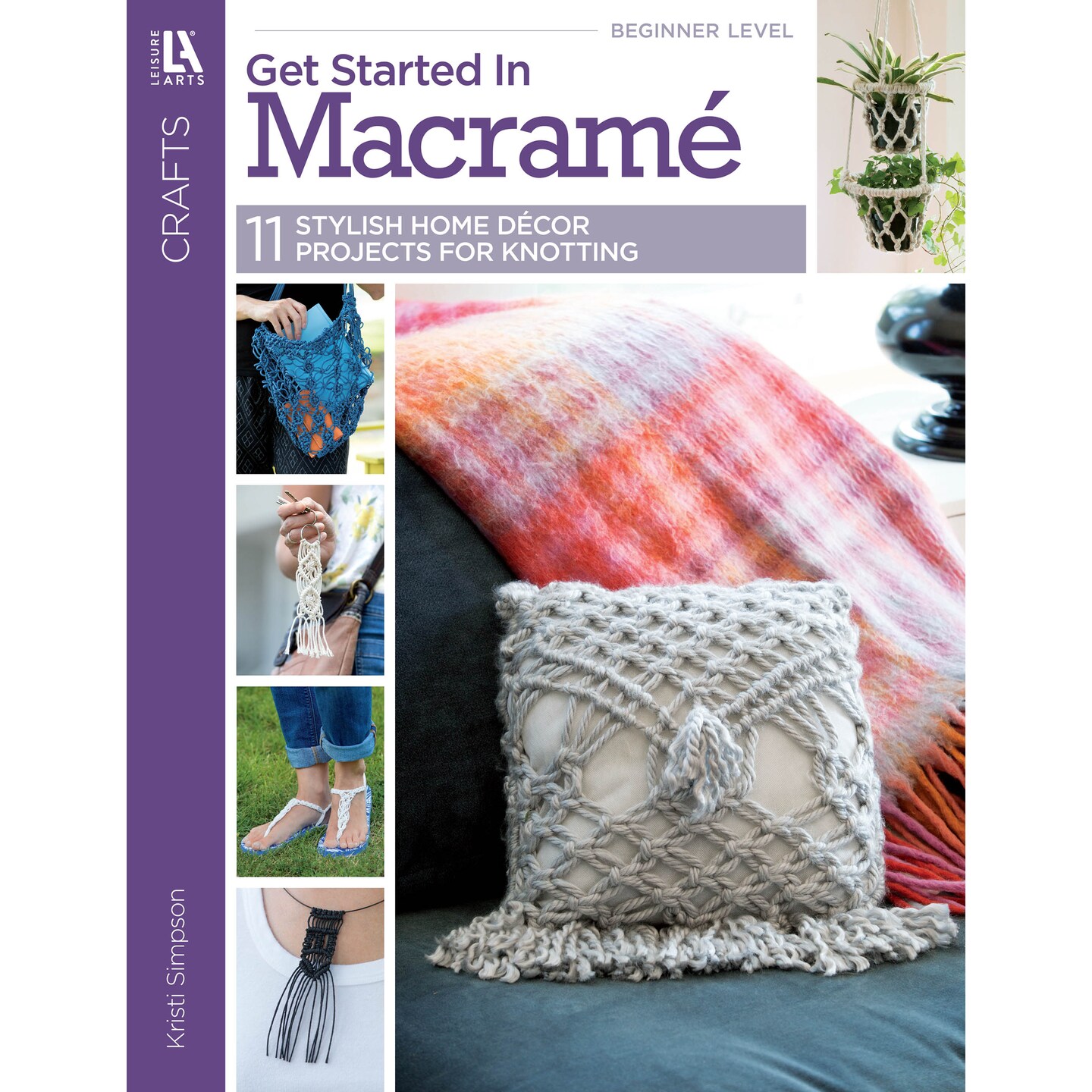 Leisure Arts Macrame? Wall Hangings Book - Macram&#xFFFD; Books for adults and beginners, easy instructions to learn 11 patterns that will inspire your projects