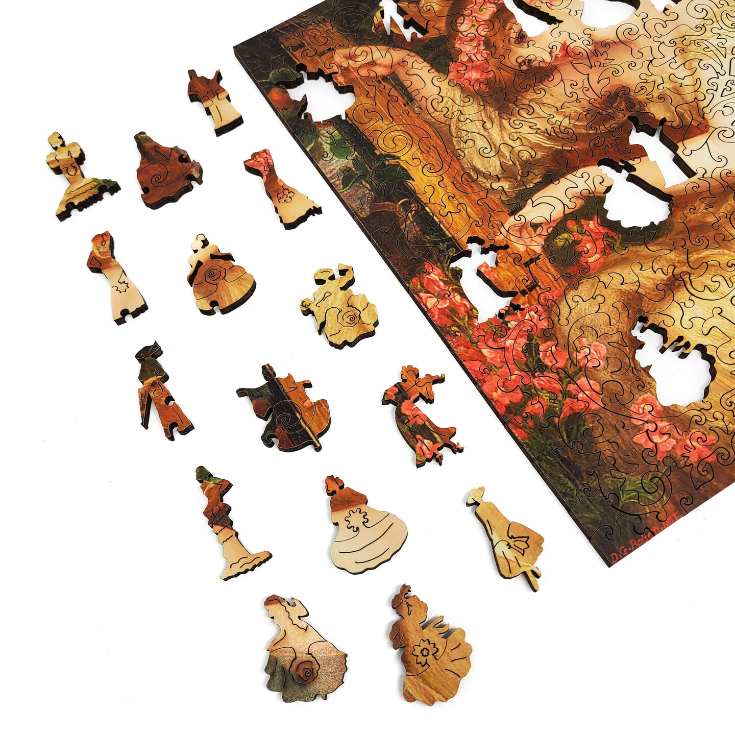 Wooden Jigsaw Puzzles for Adults - Uniquely Shaped Pieces - made in the USA by FoxSmartBox - 300 Pieces - A Sea–Spell product 3