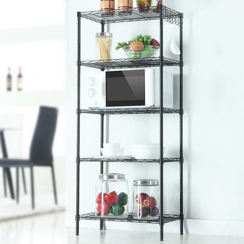Adjustable Metal Wire Shelving Rack for Garage Storage Organizer