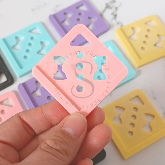 Eyelet Guide Tool Scrapbooking Tools Bookbinder tool for Elastic