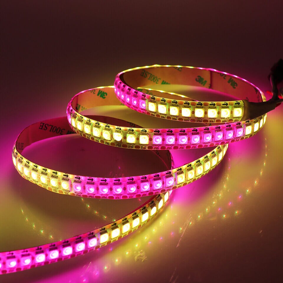 WS2812B 5V 5050 RGB LED Strip 1-5M 30 60 144 150 300 Leds Individual