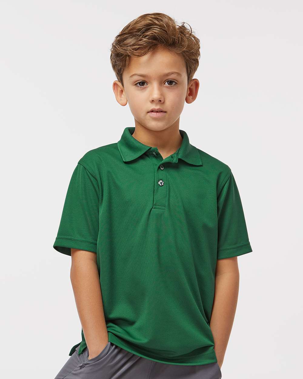 Youth performance cheap polo shirts