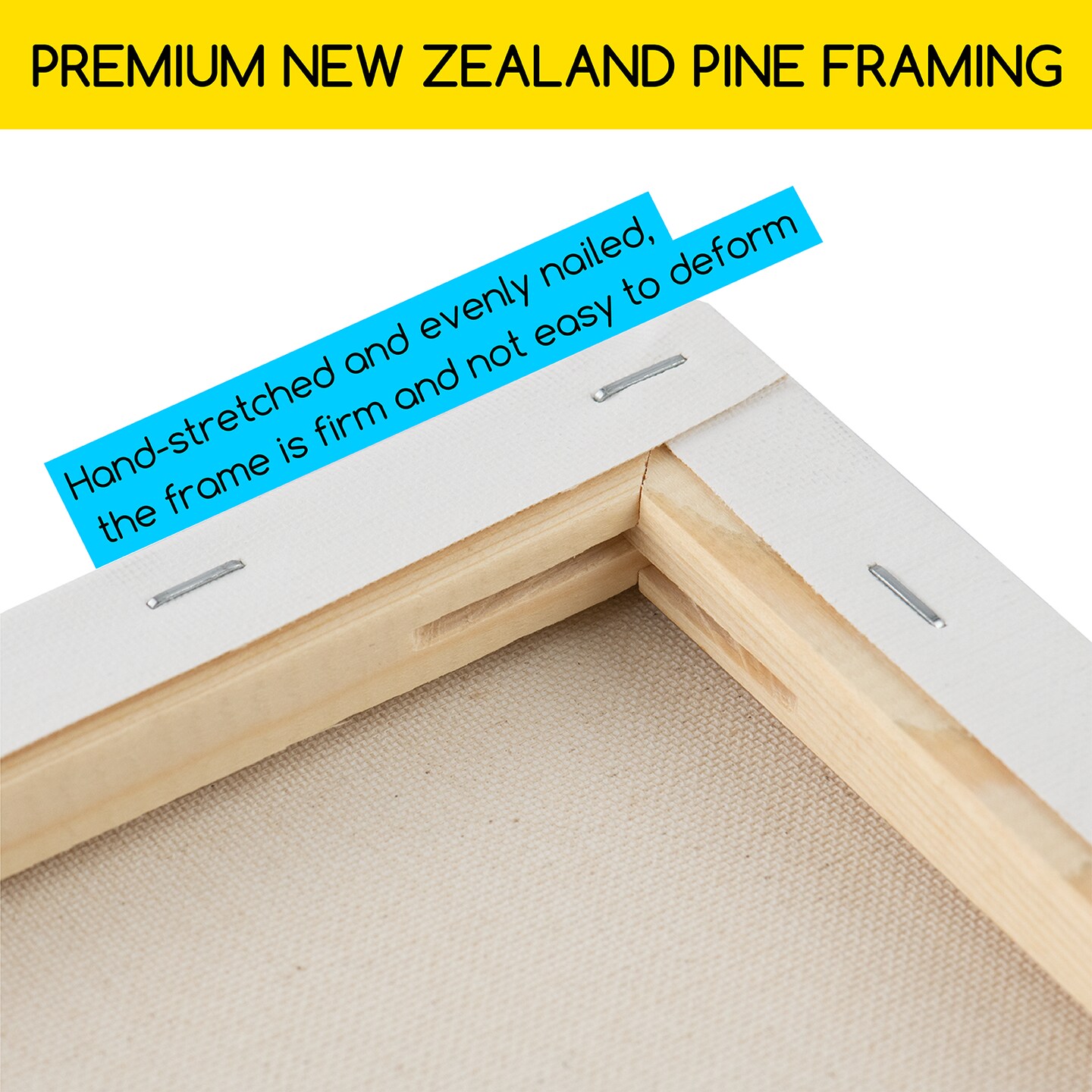 MEEDEN Stretched Canvas, 8 × 10 Inch, Pack of 11, Blank White Canvases for Painting, 100% Cotton, 8 oz Gesso-Primed, Pre-Stretched Canvas for Acrylic Oil Pouring & Airbrushing Painting