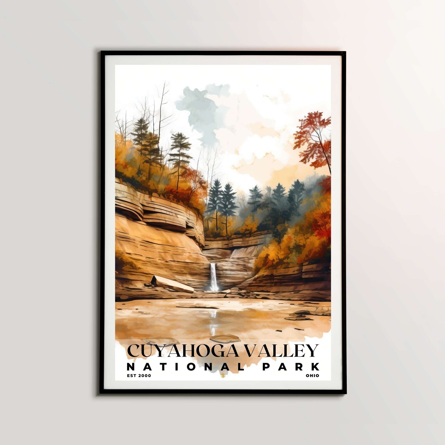 Cuyahoga River Icon Giclee print selling unframed