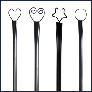 Set of 6 RC String Light Pole; 9 FT Lighting Stand ; LED Solar Bulbs for Parties; Christmas