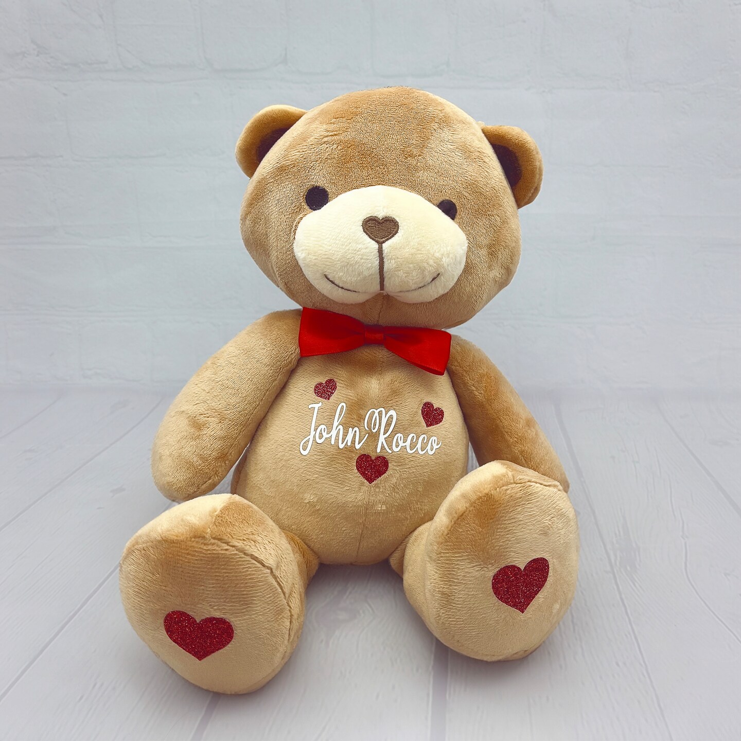 LotFancy 12 in Brown Teddy Bear Stuffed Animal Plush Toy