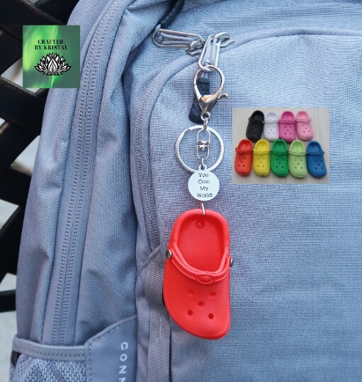 Crocs keychain sale