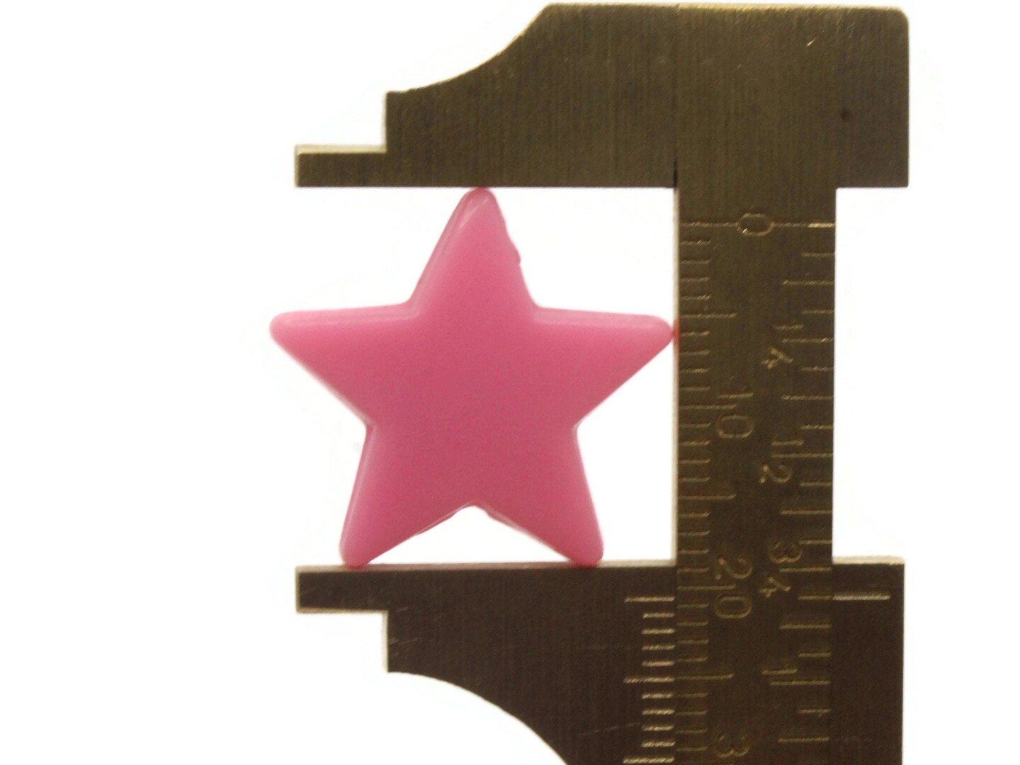 20 20mm Mixed Color Plastic Star Beads