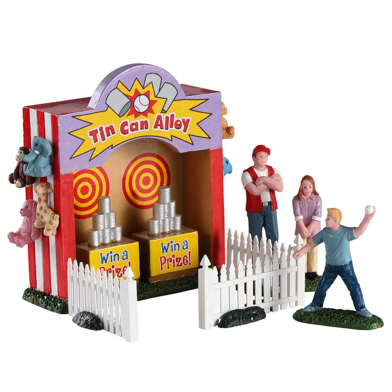 Lemax&#xA9; Carnival Village Accessory&#x2122;: Tin Can Alley Figurine, Set of 6