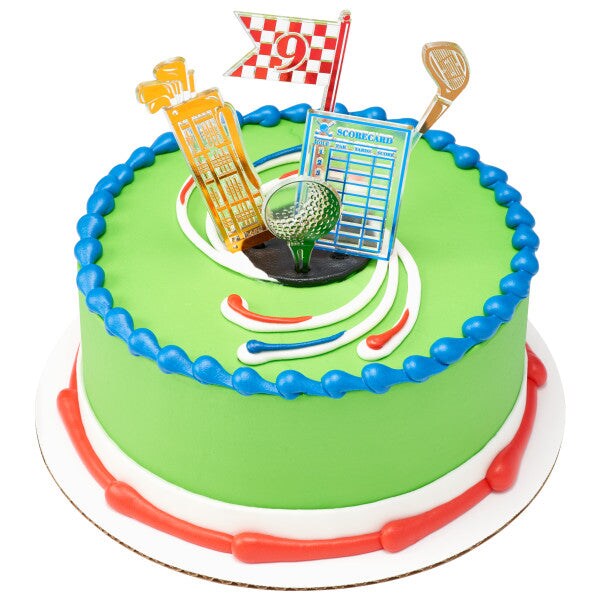 Golf Assortment Cake Decoration Kit, 1ct
