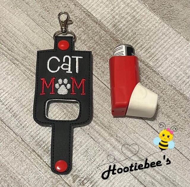 CAT or DOG MOM Inhaler Holder Key Fob product 5