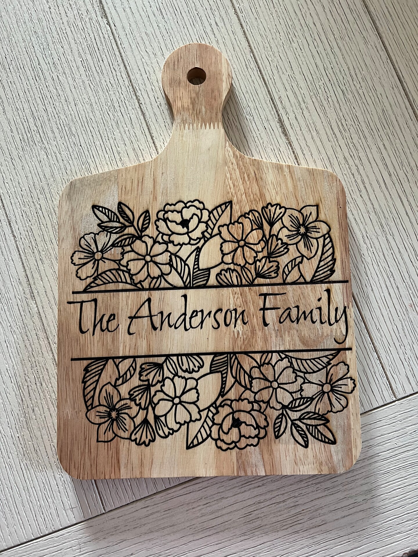 Personalized Sunflower, Custom Cutting Board , Charcuterie Board