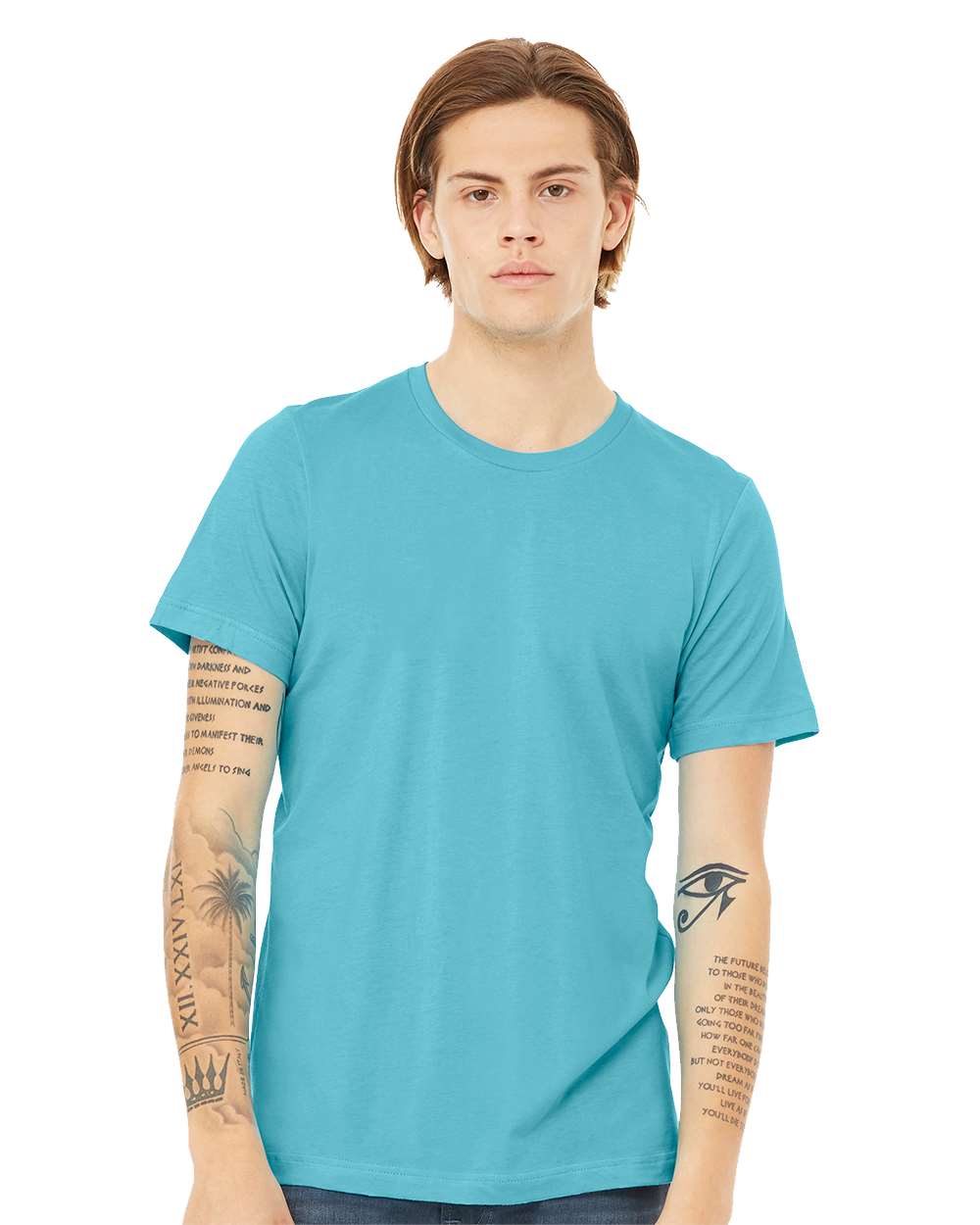BELLA + CANVAS&#xAE; Men&#x2019;s Crewneck T Shirt, Premium Jersey Short Sleeve Tee for Everyday Wear
