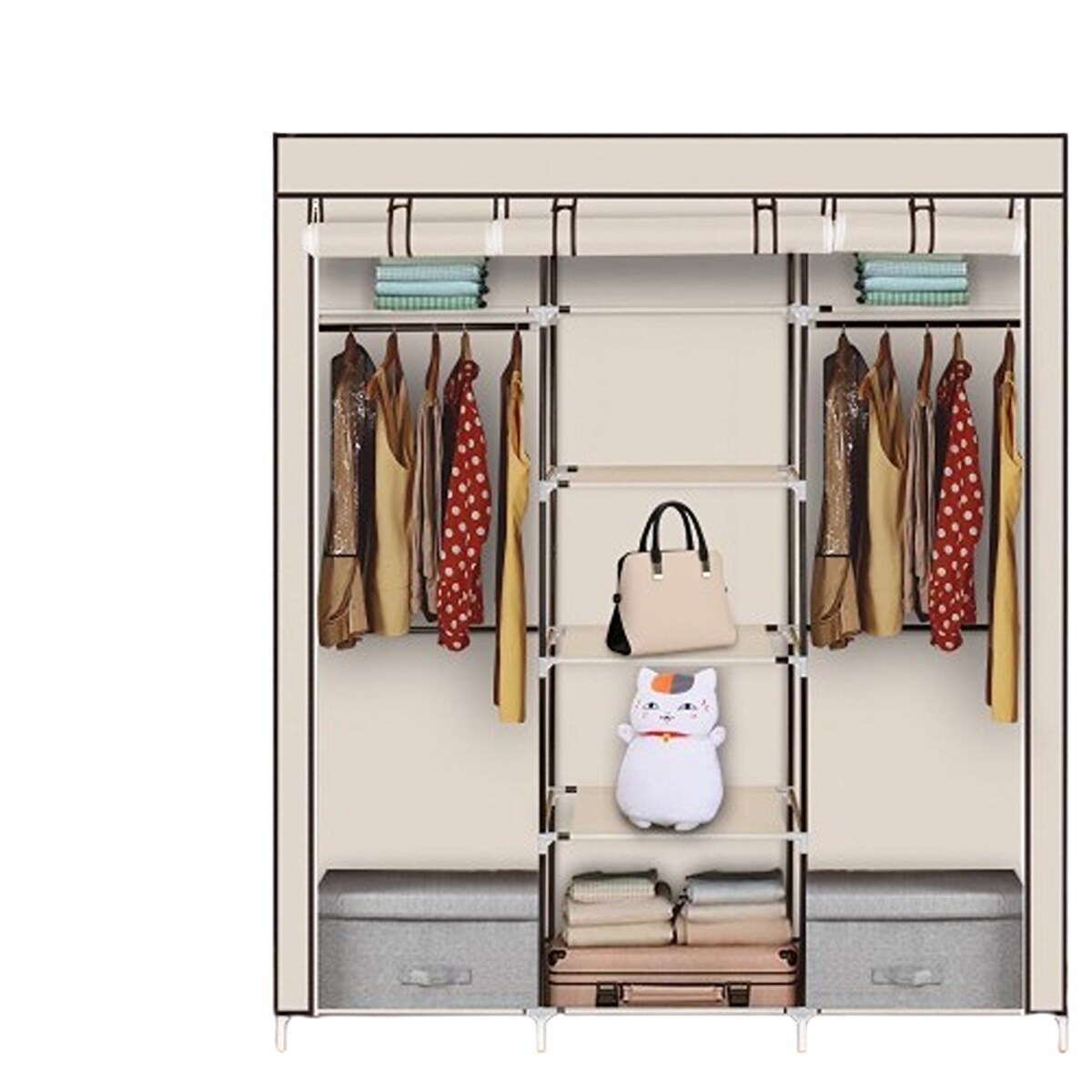 69 Inches Sturdy Closet Organizer