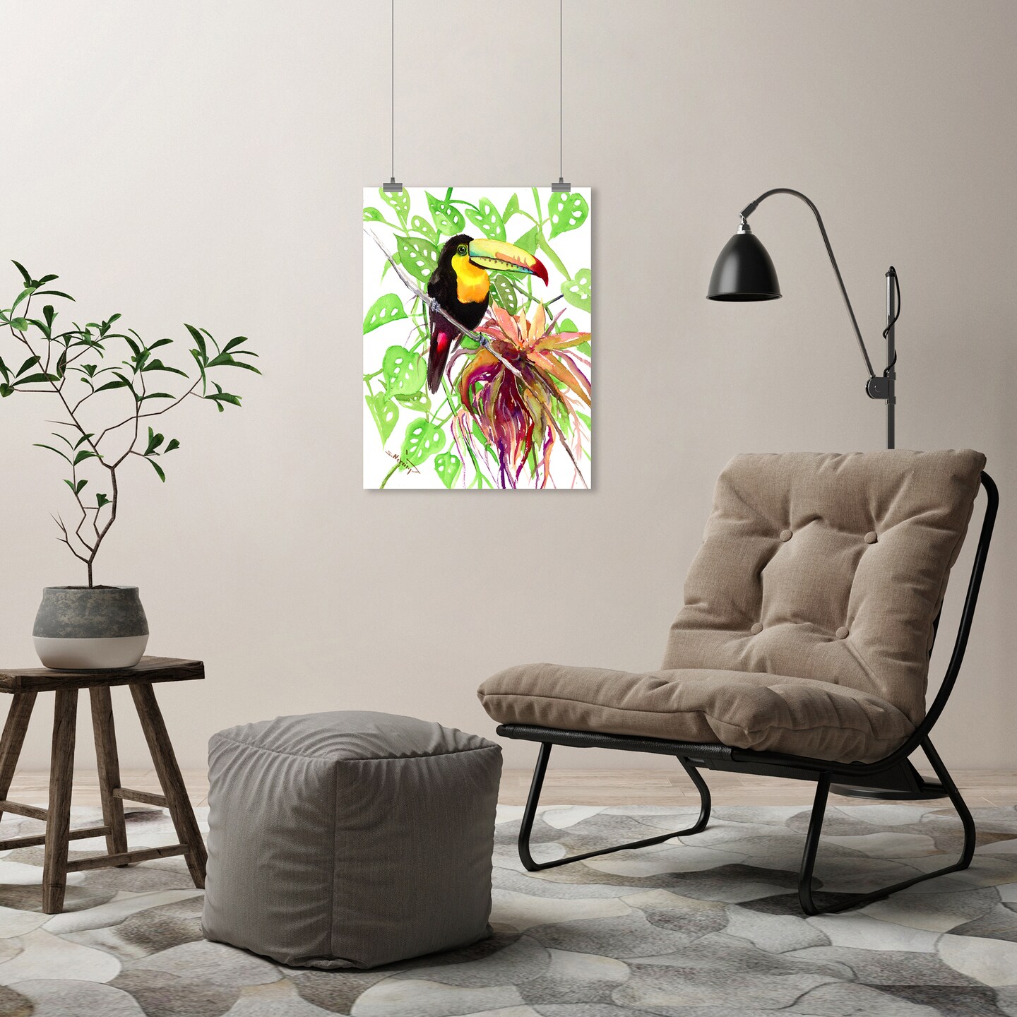 Toucan In The Jungle by Suren Nersisyan  Poster - Americanflat