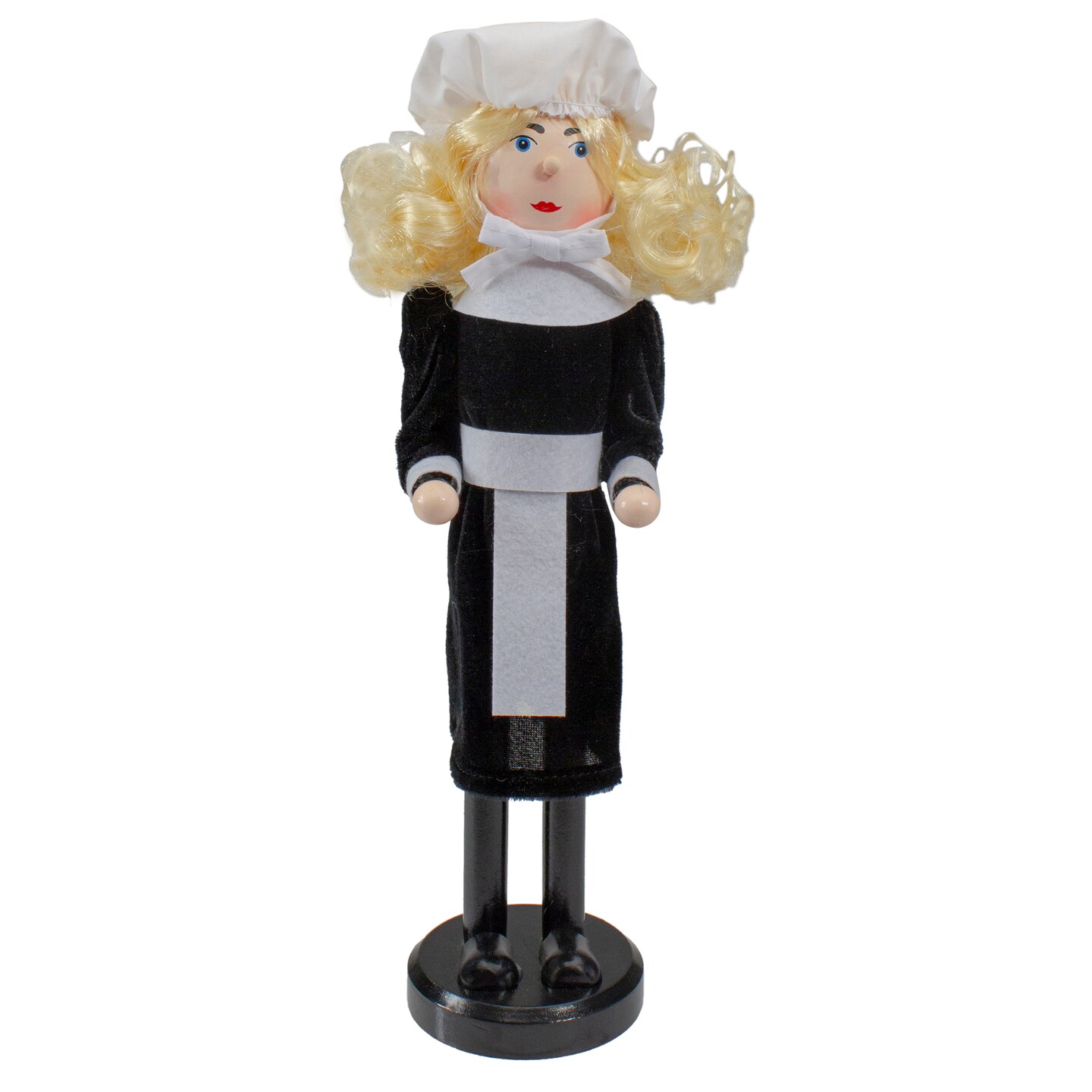 Northlight Pilgrim Woman Fall Harvest Wooden Nutcracker - 14&#x22;