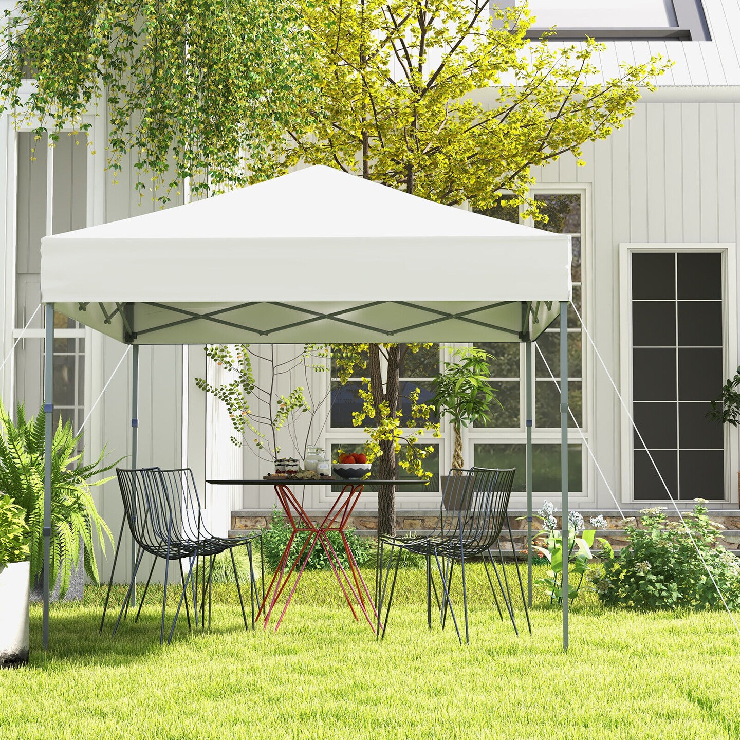 Outdoor Pop-up Canopy Tent with UPF 50+ Sun Protection