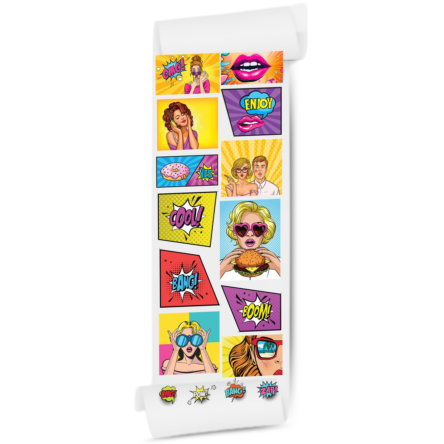 Vibrant Pop Art: DTF (Direct-to-Film) Gang Sheets - 22x60 Wholesales Gang , Bulk DTF Sheets , Ready to Press , Direct to Film Transfer, Personalized Heat Print