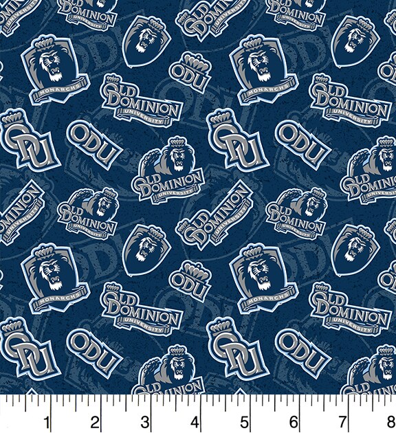 Sykel Enterprises-Old Dominion University Cotton Fabric-ODU Monarchs ...