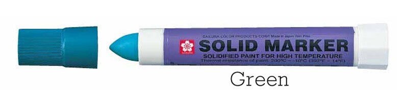 Solid Paint Windshield Marker Grease Pen 13mm Pointed Tip (1/2" Tip)