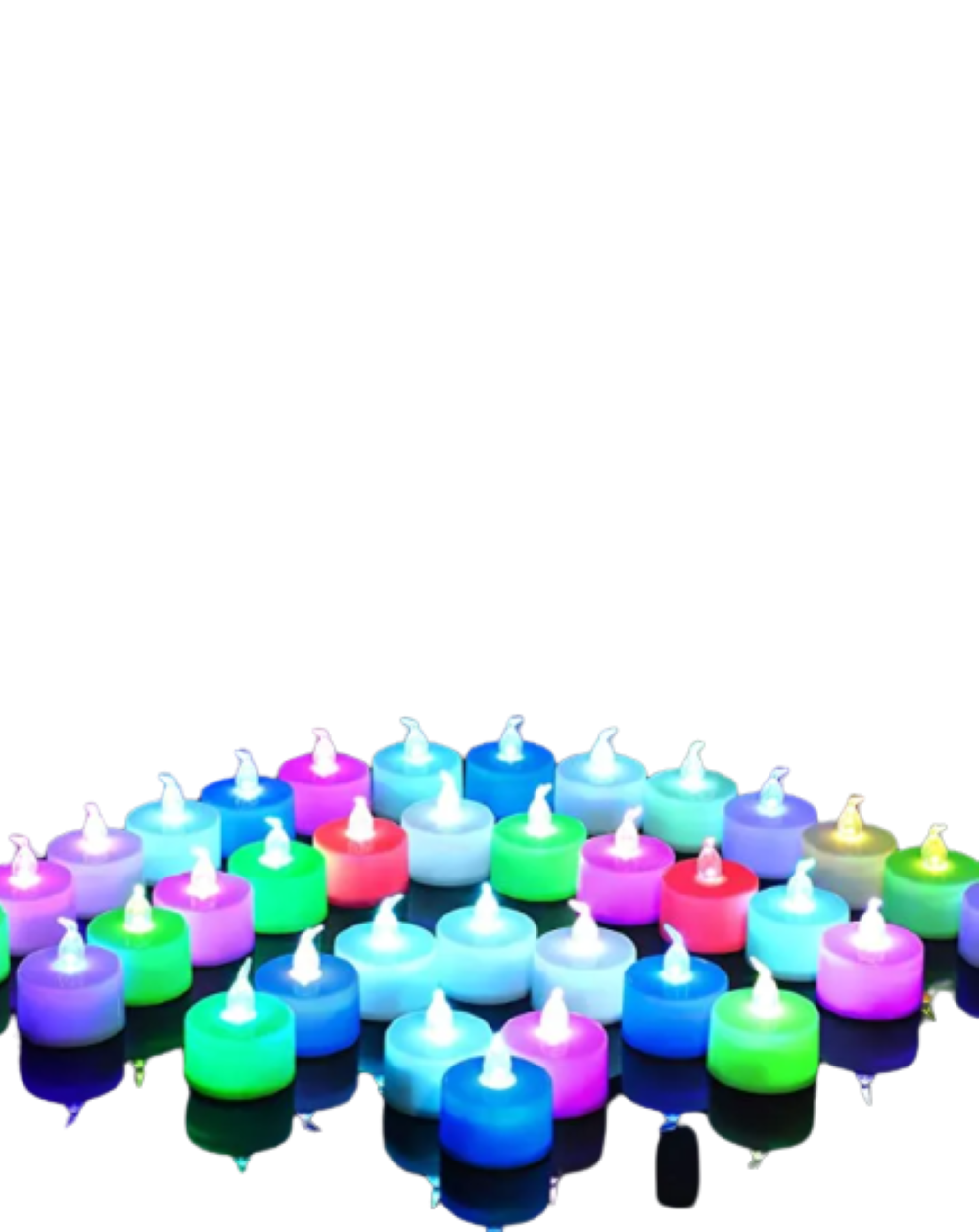 Kitcheniva 12 Battery Operated Color Changing LED Tea Light Candles