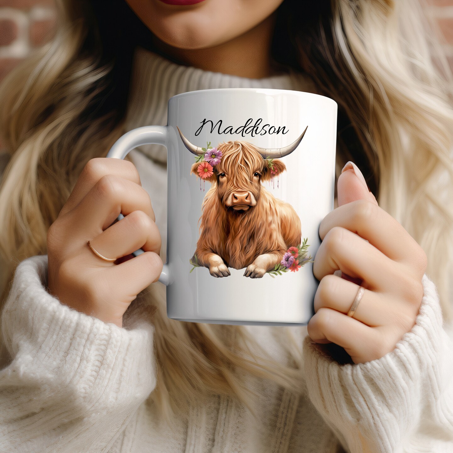 Personalized 15-oz Highland Cow mug | MakerPlace by Michaels