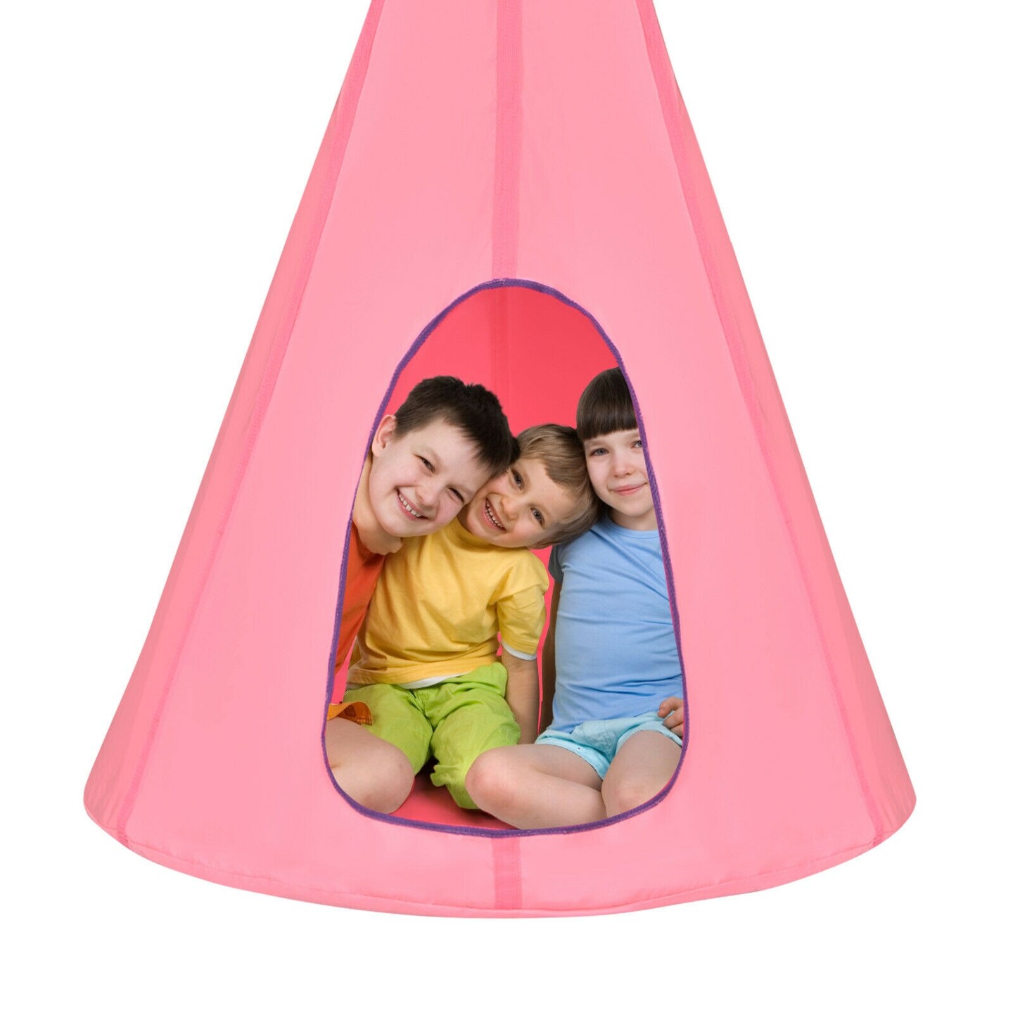 40 Inch Kids Nest Swing Chair Hanging Hammock Seat for Indoor Outdoor
