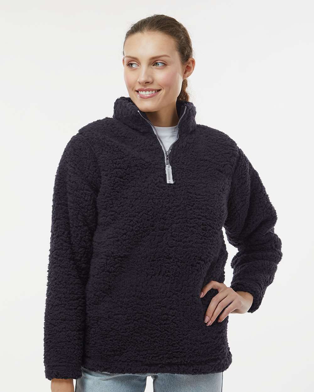 J. America&#xAE; Women&#x2019;s Epic Sherpa Quarter Zip Pullover