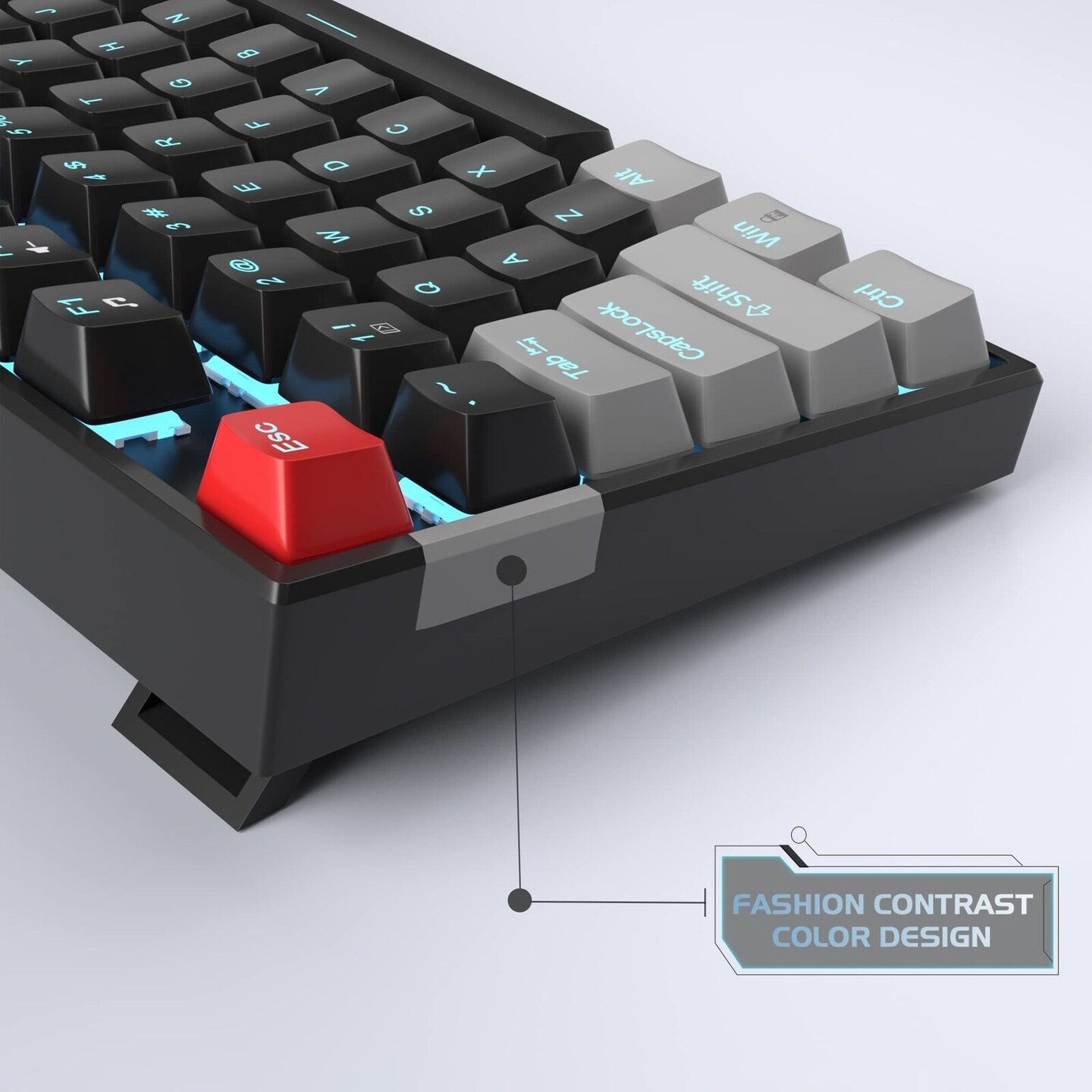 MAGEGEE Mechanical Gaming Keyboard with Red Switch and LED Blue