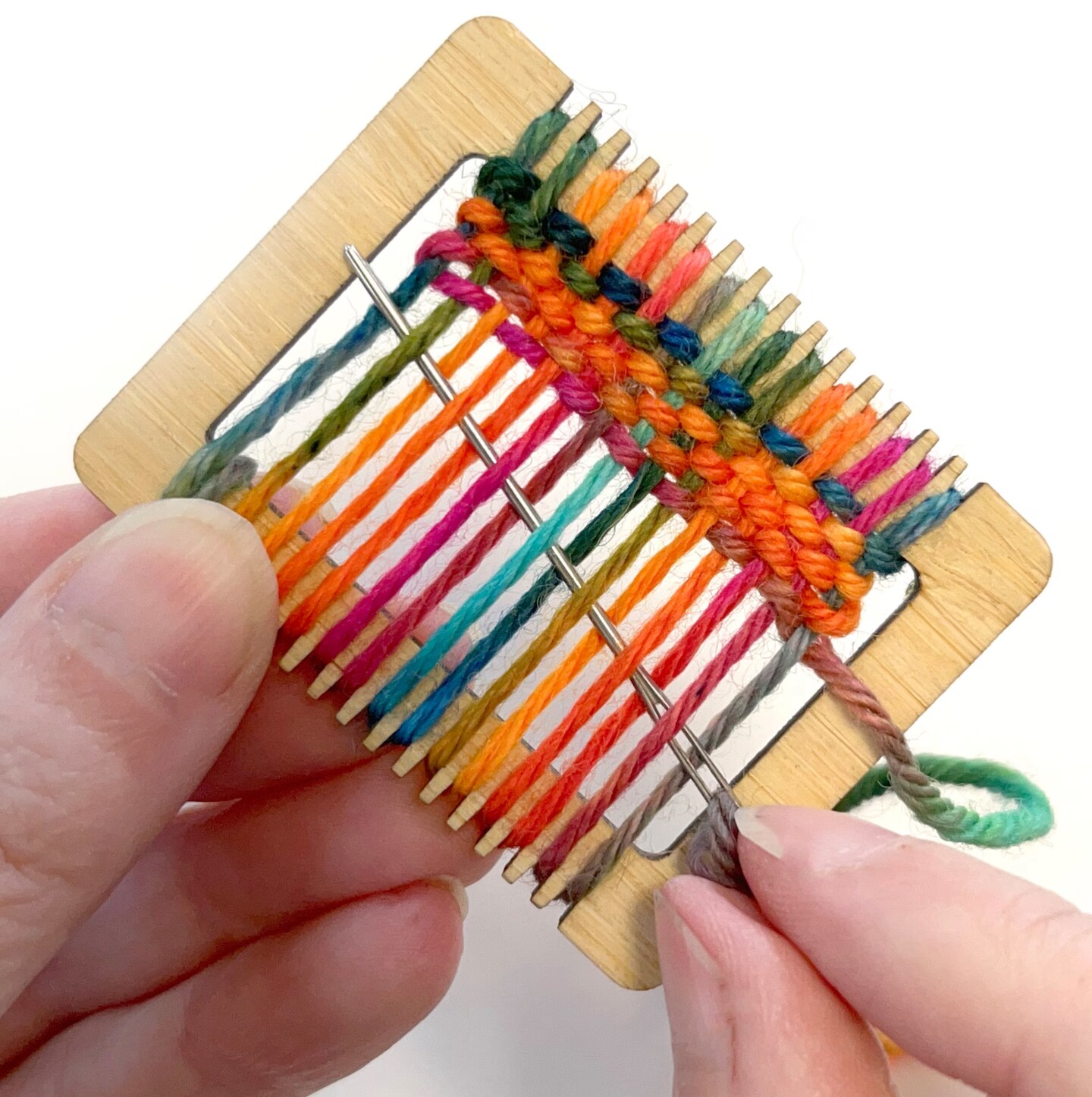 Mini Loom Kit for Weaving - Ethically Sourced Yarn, Craft Kits, Home Goods, Clothing & Accessories