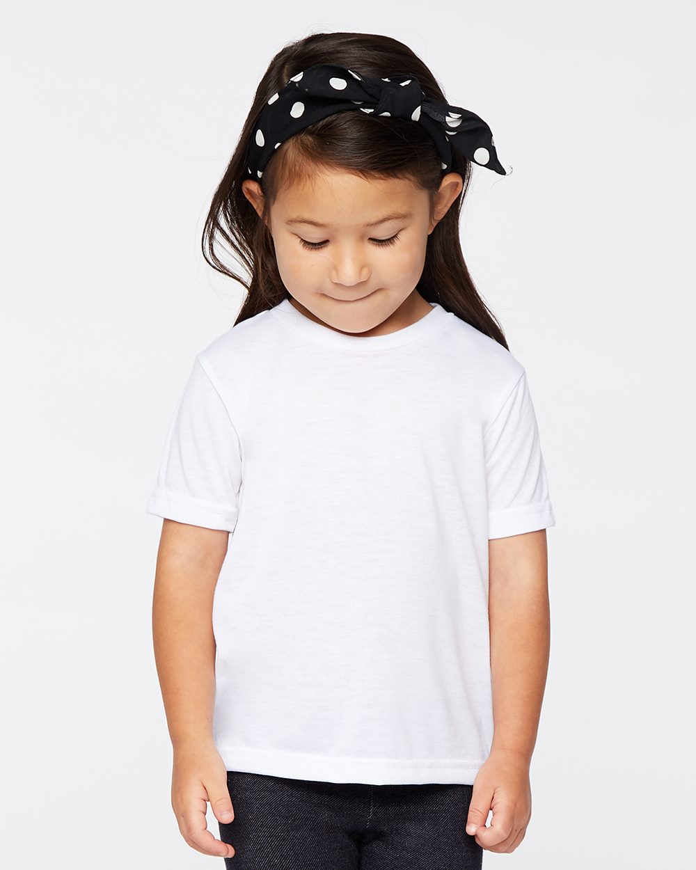 RADYAN® Toddler Polyester Sublimation Crew Neck Short Sleeve Tee