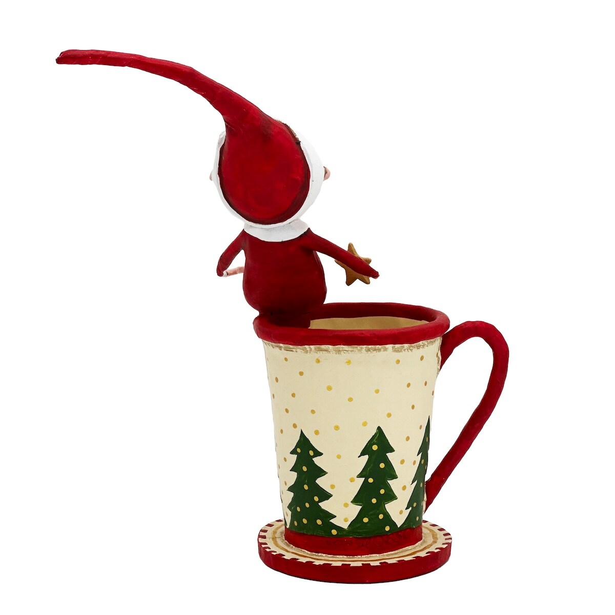 Lori Mitchell Christmas Collection: Cocoa and Cookies Santa Figurine