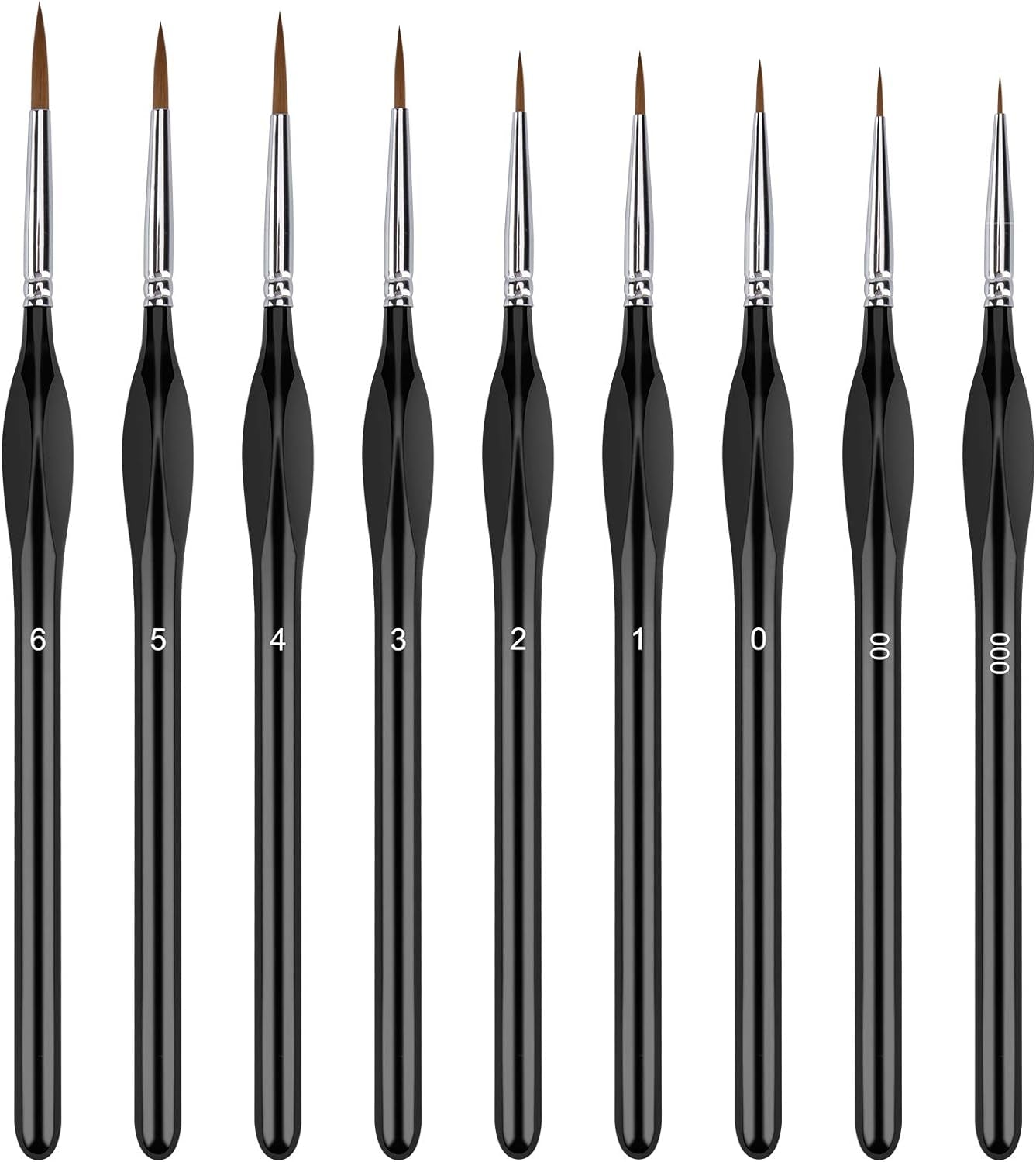 Fine Detail Paint Brushes Set for Tiny Tip Acrylic and Watercolor Painting  - Professional Artist Supplies for Warhammer 40K Miniatures and Face  Sculpting - Ultra Thin, Extra Fine