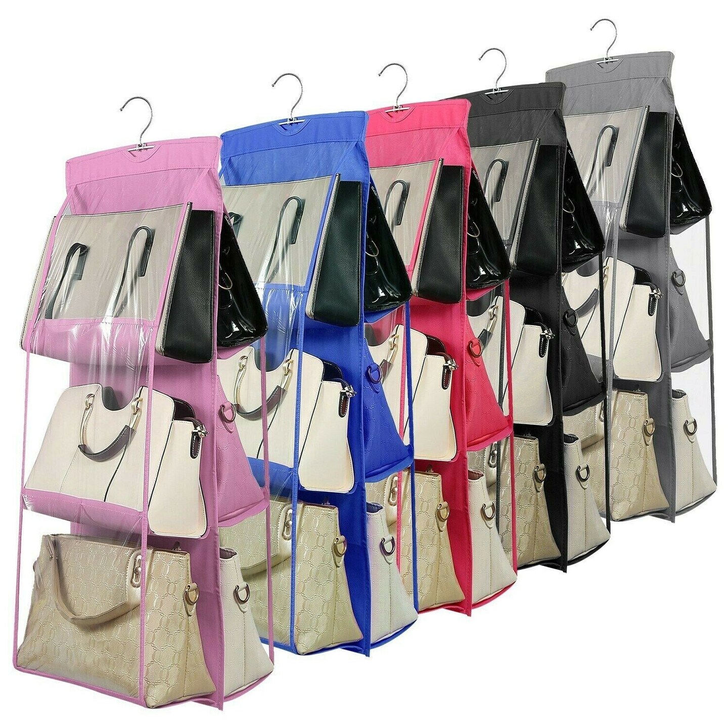 Set of 6 Market selling Bags and 1 Bag Holder