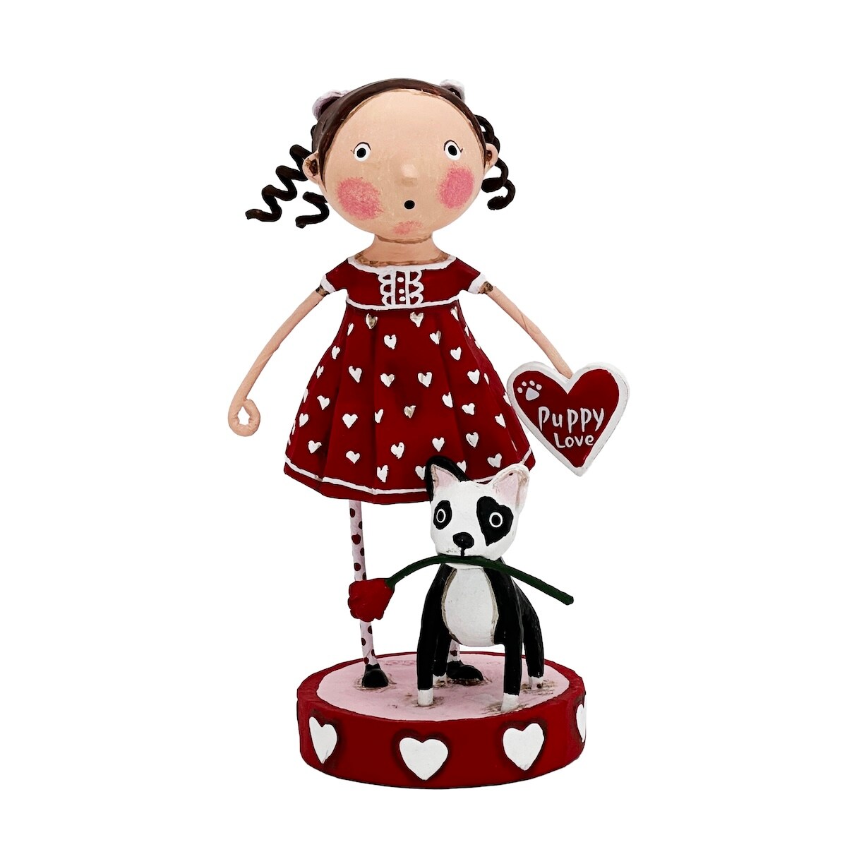 Lori Mitchell Valentine's Day Collection: Mila Loves Milo Figurine