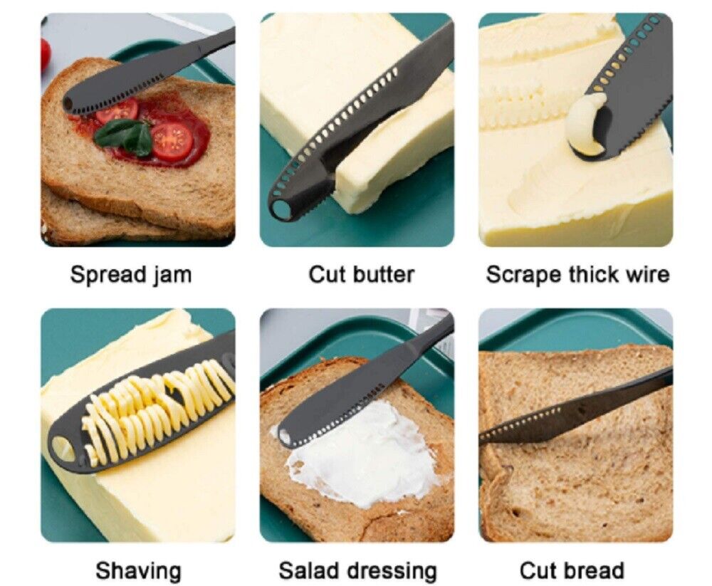 Magic Butter Knife Spreader and Curler, Curl Your Butter with Ease 3 Different Ways!