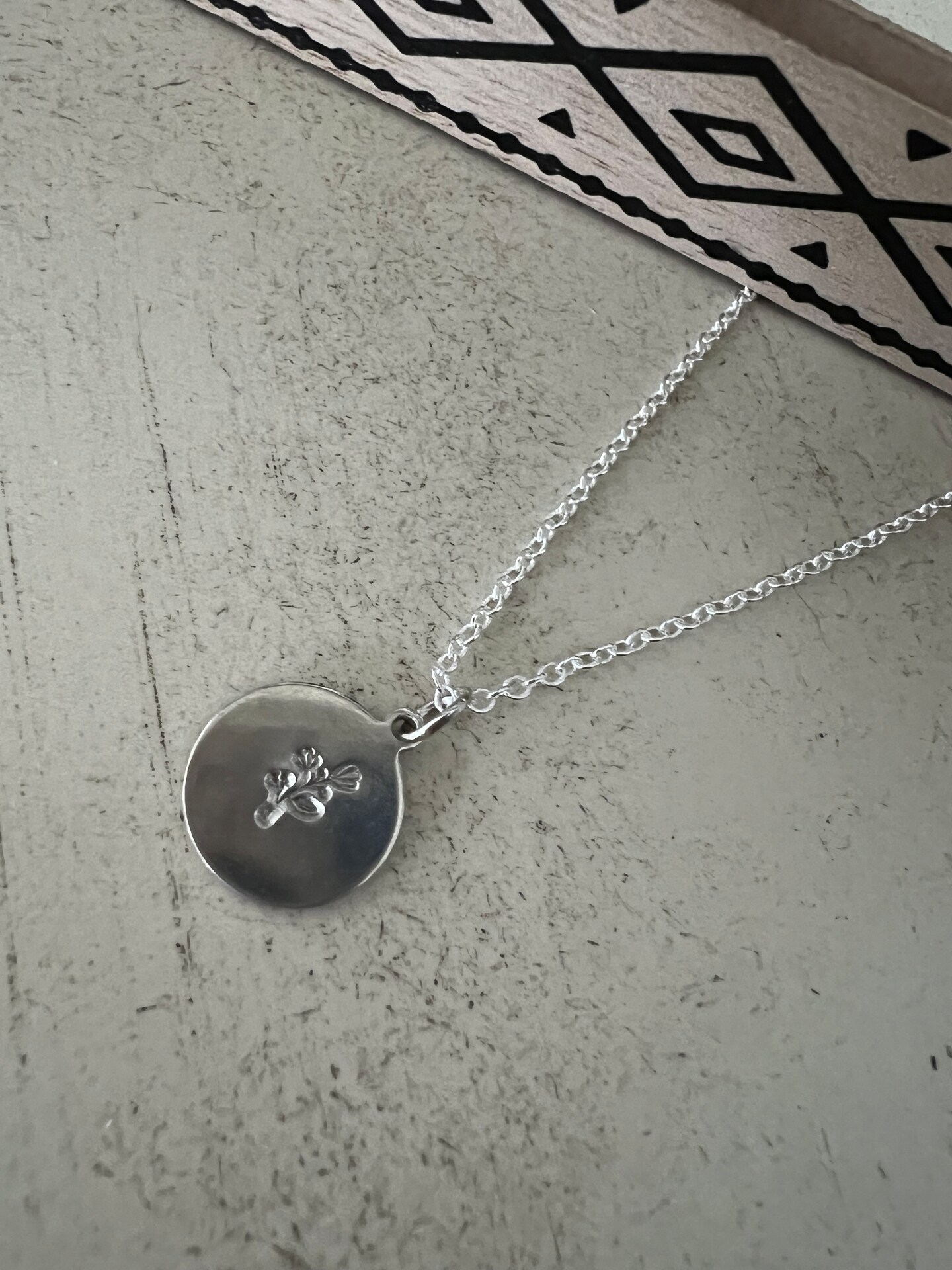 Chicken Necklace Mom Mama Disc Coin Circle Pendant Stamped Custom Engraved  Personalized Etched Silver Gold Handmade Simple MakerPlace by Michaels