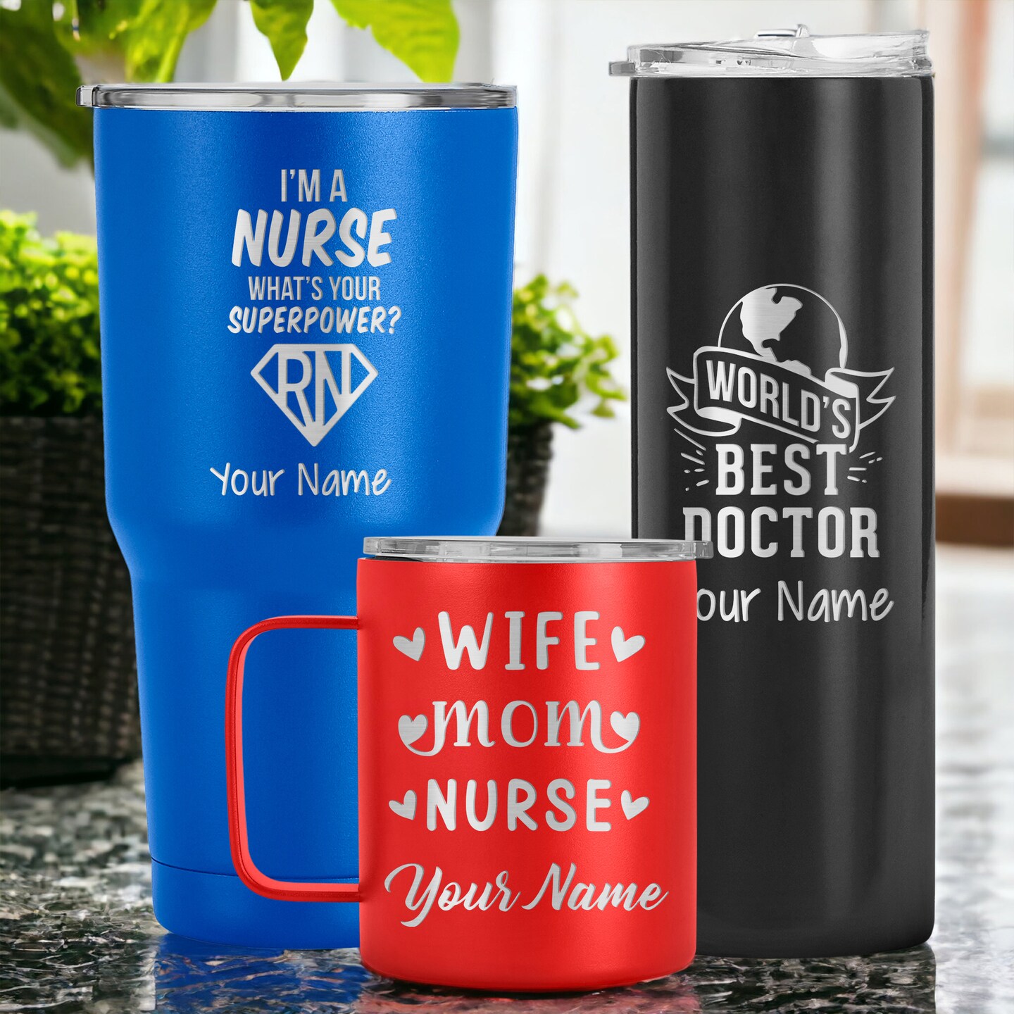 Doctor Tumbler, Thank You Gift for Doctor, Medical School Travel Mug, Doctor Graduation Gift, Nurse Coffee Cup, Doctor Appreciation Gift product 2
