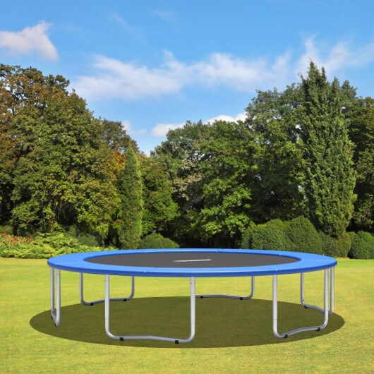 8 Feet Replacement Safety Pad Bounce Frame Trampoline-Navy